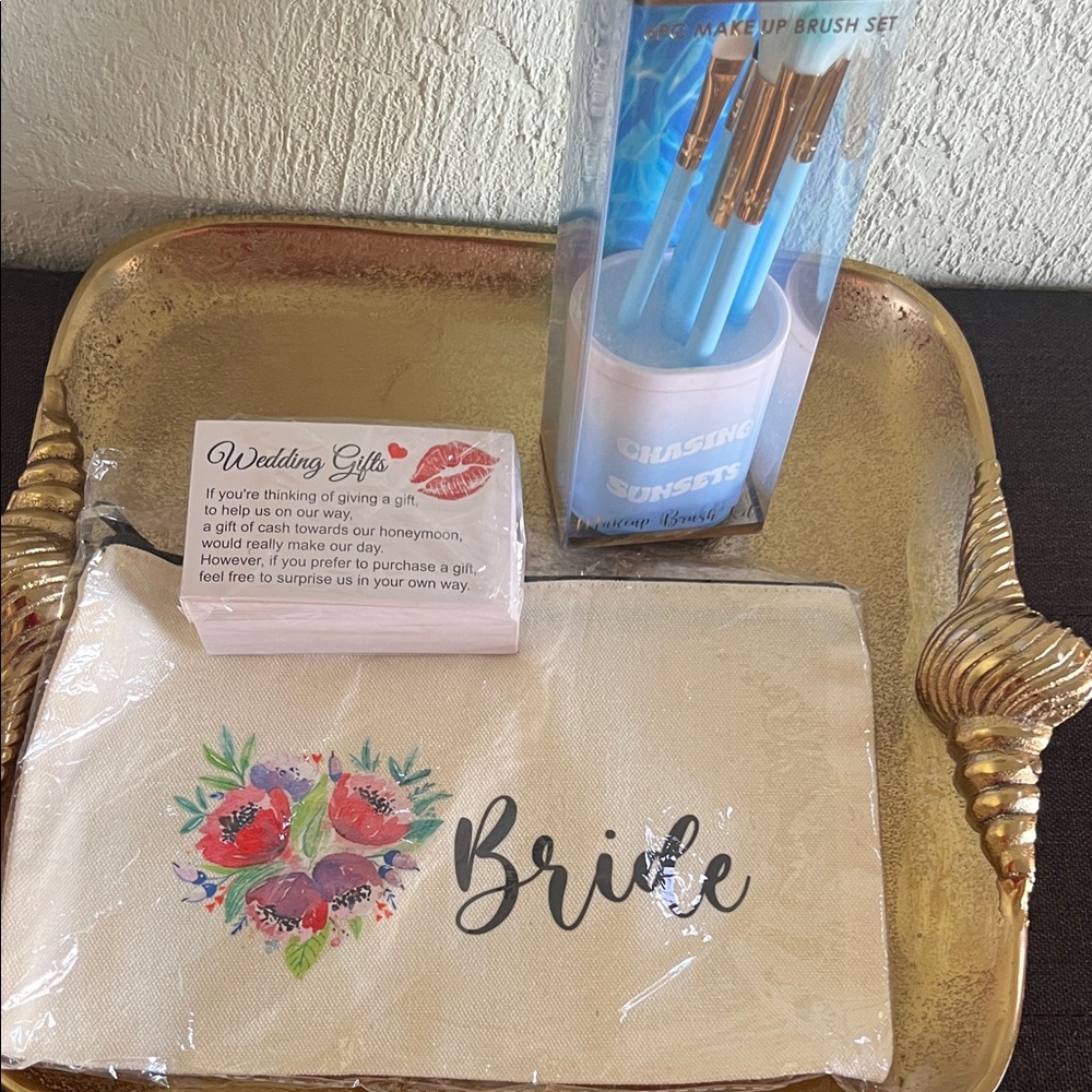 #1184**Makeup Brush Set - Blue - Picture 3 of 14
